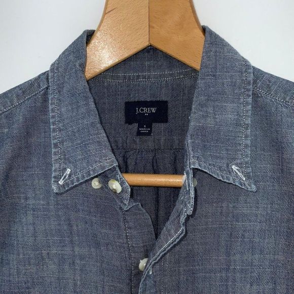 J. CREW Button Up Chambray Shirt - Picture 3 of 6